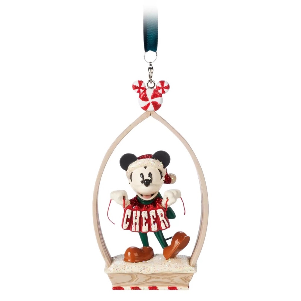 Disney Mickey Mouse Holiday Cheer Sketchbook Christmas Ornament - NEW - Picture 1 of 3